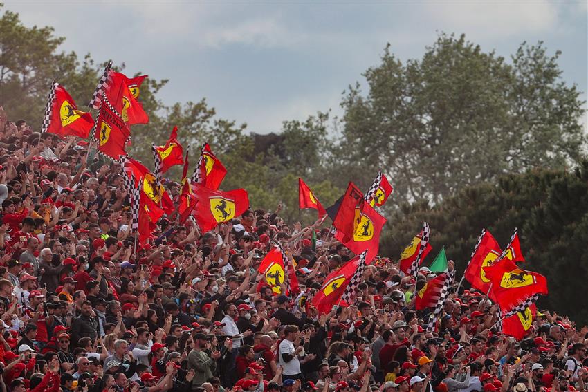 Imola race fans Italy